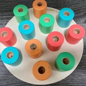 Lovevery Wooden Stacking Pegboard